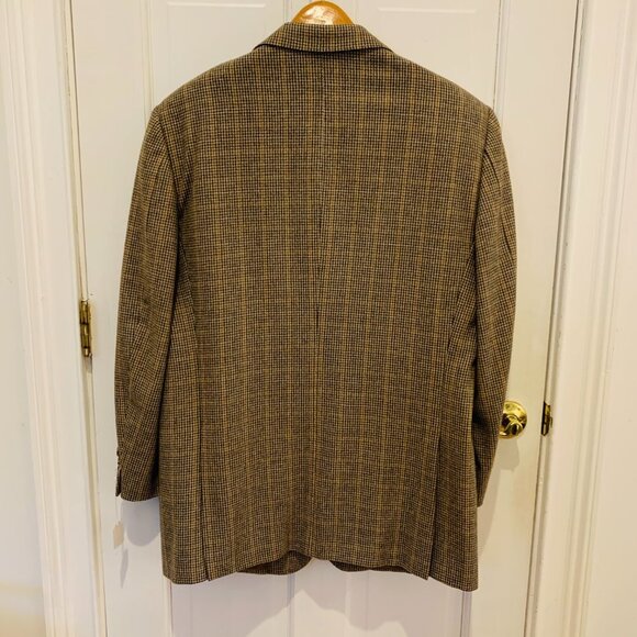 Ermenegildo Zegna Trofeo Tweed Wool Blend EU 54 Sport Coat Blazer Size Large - Picture 13 of 13